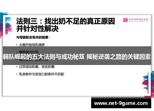 弱队崛起的五大法则与成功秘笈 揭秘逆袭之路的关键因素